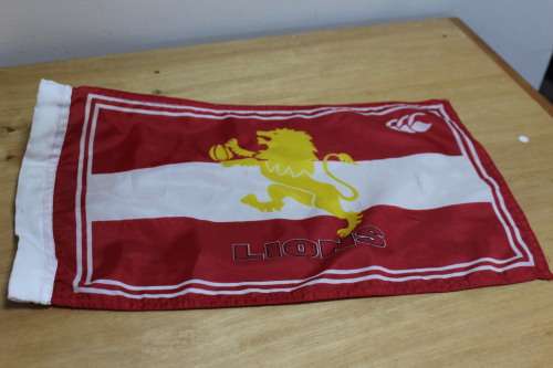 Collectible Small Lions Rugby Flag