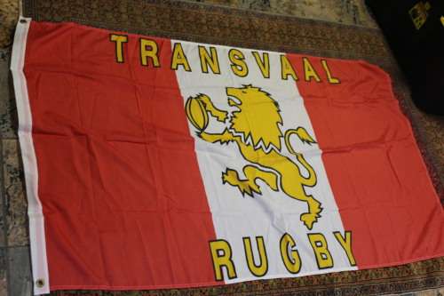 Collectible Large Transvaal Rugby Flag