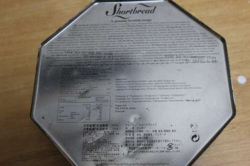 Collectible Vintage Shortbread Sables Cookie Tin