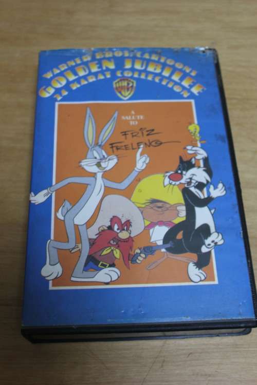 Collectible Warner Brother Golden Jubilee 24 Karat Collection a Salute to Friz Freleng on VHS Video