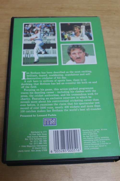 Collectible That Man Botham on VHS Video