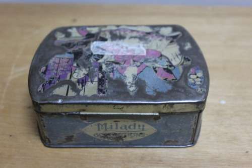 Collectible Vintage Milady Confections - Manufactured by Waller and Hartley Ltd Tin