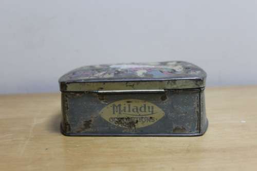 Collectible Vintage Milady Confections - Manufactured by Waller and Hartley Ltd Tin
