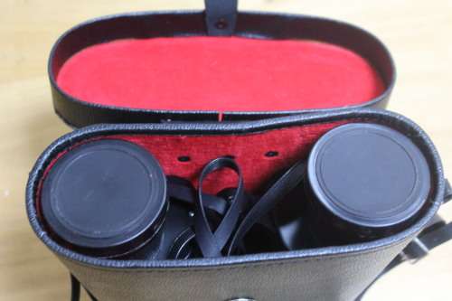 Nippon 12x50 Binoculars in leather case