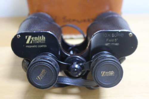 Zenith 10x50 Binoculars in case