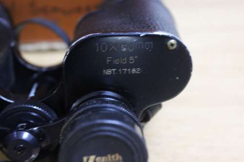 Zenith 10x50 Binoculars in case