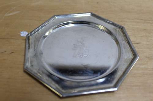3 x Collectible small stainless steel dishes