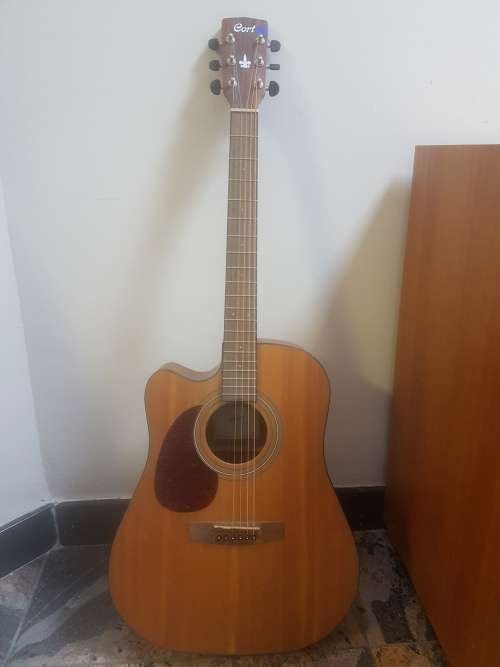 Cort Left Handed Guitar, with a built in amp