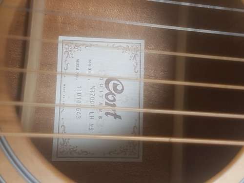 Cort Left Handed Guitar, with a built in amp