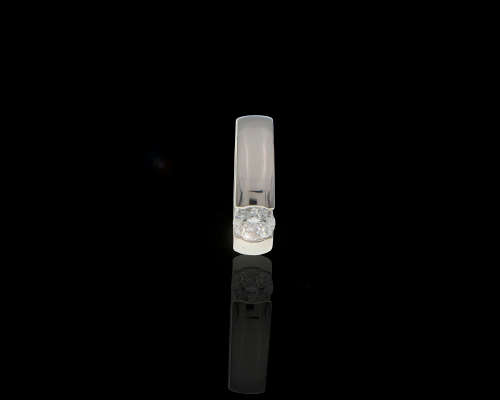 9,4 grams Platinum Round Brilliant Diamond 0.65 J VVS2 Solitaire Ring