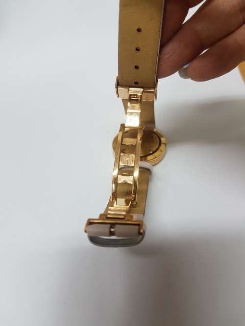 Authenticated Versace Ladies Watch with a Mother-of-Pearl face