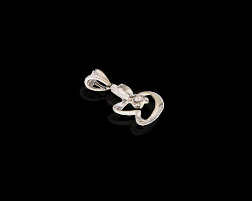 18ct  (1.6grams) White Gold 0.10ct Round Brilliant Diamond G VS Pendant