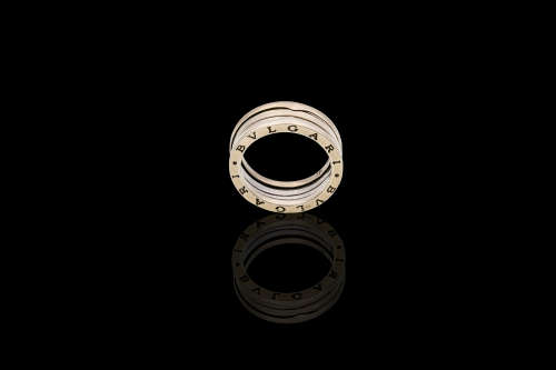 10.8 grams 18 carat White Gold Unisex Bulgari Design Ring