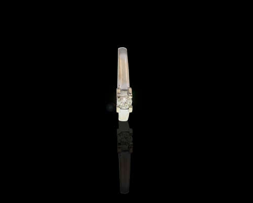 3 grams 18 carat White Gold Diamond Solitaire