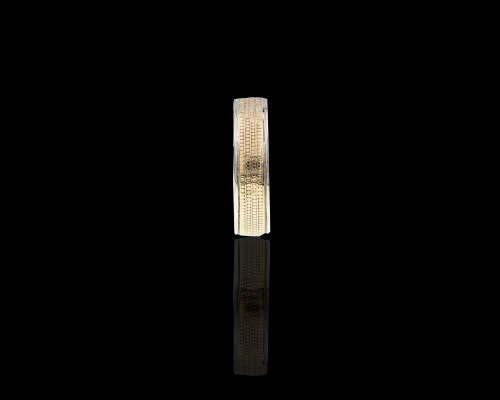 6.3grams  Total Weight Two Tone (Gold and Silver) Gents Wedding Ring