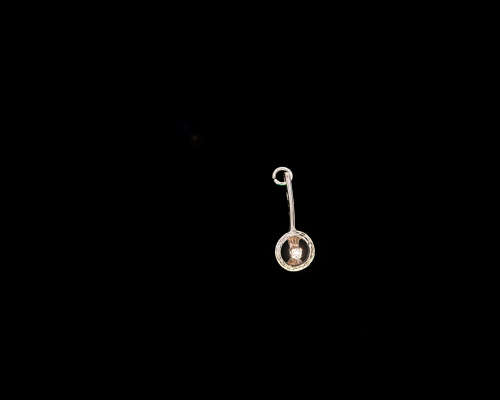 0.8 grams 9 carat Rose Gold, Diamond Pendant