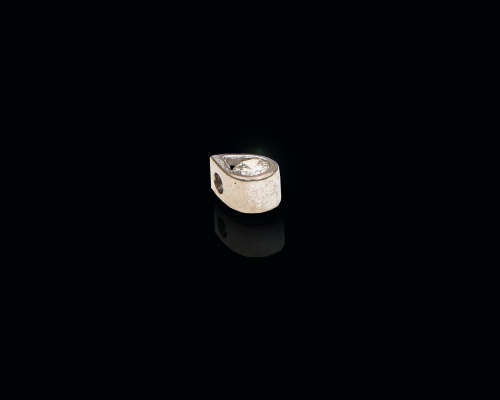 0.8 grams 9 carat White Gold Diamond pendant