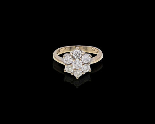 White Gold Diamond Engagement Ring Set