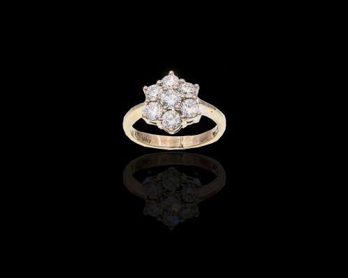 White Gold Diamond Engagement Ring Set