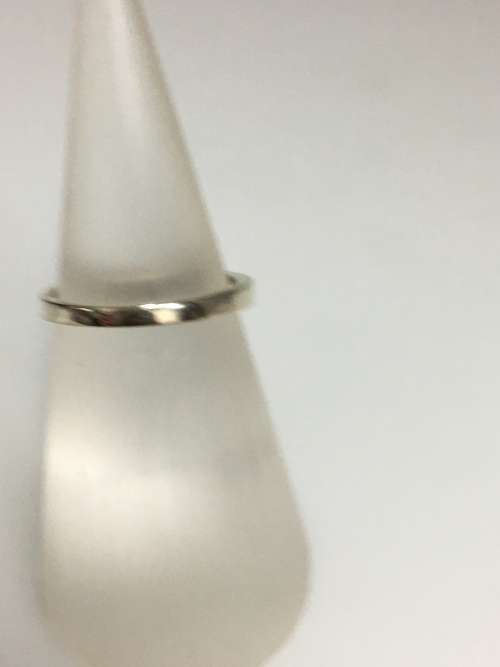 2.1 grams 9 carat White Gold  Diamond Half Eternity Ring (there are 2 of these CI0001538-1)