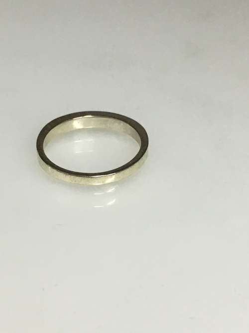 2.1 grams 9 carat White Gold  Diamond Half Eternity Ring (there are 2 of these CI0001538-1)
