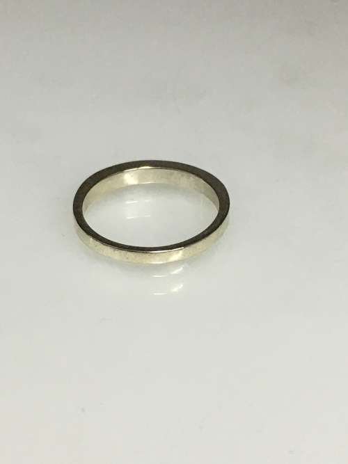 2.1 grams 9 carat White Gold  Diamond Half Eternity Ring (there are 2 of these CI0001538-1)