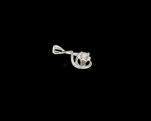 2.2 grams 18 carat White Gold Diamond Pendant