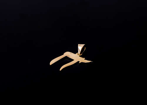 0.8 grams 9 carat Yellow Gold Chai Pendant