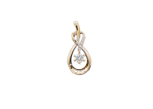 1.8 grams 18 carat White Gold and Diamond Pendant