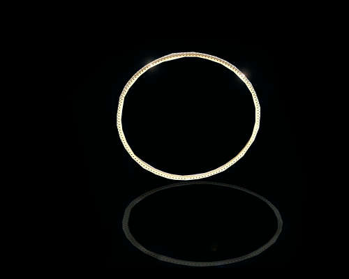 Spectacular Three Colour Gold Diamond Bangles