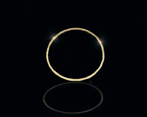 Spectacular Three Colour Gold Diamond Bangles