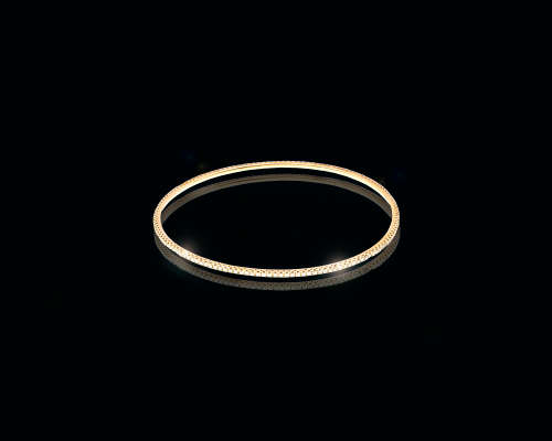Spectacular Three Colour Gold Diamond Bangles