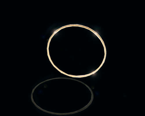 Spectacular Three Colour Gold Diamond Bangles
