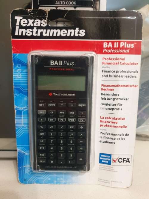 Texas Instruments BA ll Plus Professional Financial Calculator (Approved for CFA)