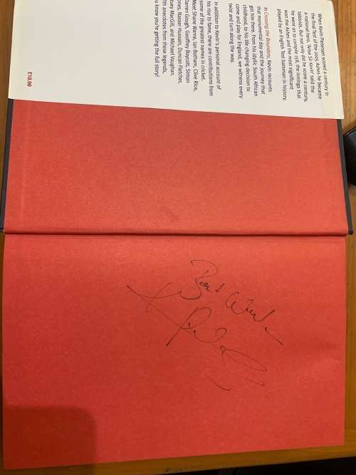 Kevin Pietersen`s `Crossing The Boundary` signed book