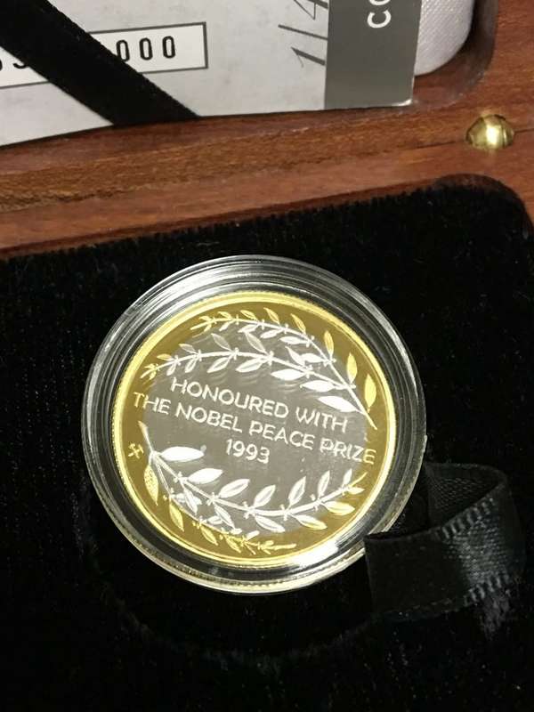 1/4 oz bimetalic commemorative medal