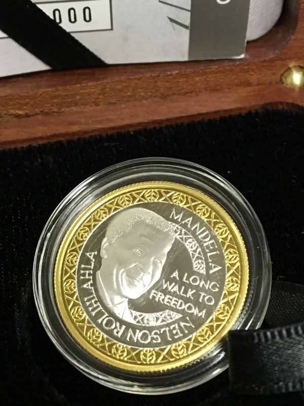1/4 oz bimetalic commemorative medal