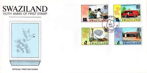 Swaziland - 1990 Stamp World London FDC