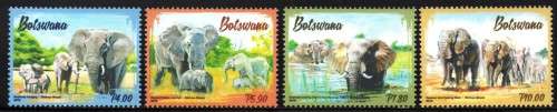 Botswana - 2016 Elephants Set MNH