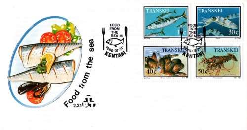 Transkei - 1989 Food from the Sea FDC 2.21