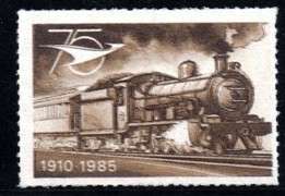 South Africa - 1985 75th Anniversary of SATS Label #4 MNH
