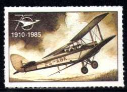 South Africa - 1985 75th Anniversary of SATS Label #5 MNH