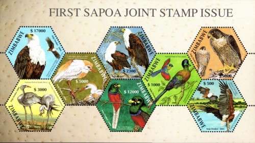 Zimbabwe - 2004 SAPOA Birds MS MNH SG 1143