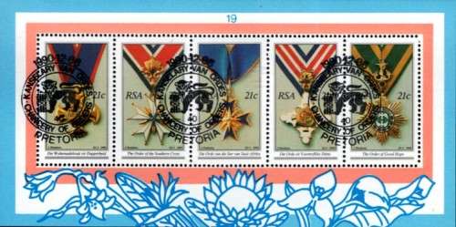 South Africa - 1990 National Orders MS Used SACC 740