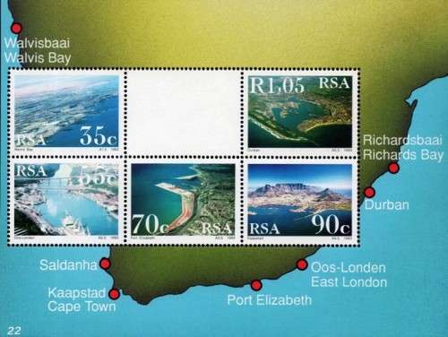 South Africa - 1993 Harbours MS MNH SACC 795