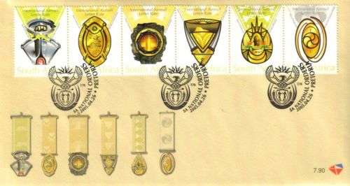 South Africa - 2005 National Orders FDC 7.90