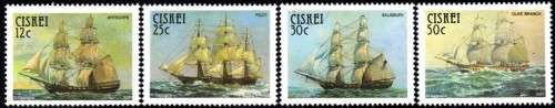 Ciskei - 1985 Sail Troopships Set MNH SACC 83-86