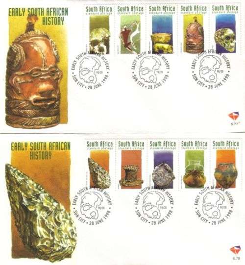 South Africa - 1998 Early South African History FDC Set 6.77 + 6.78