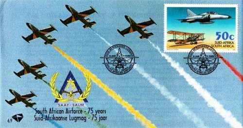 South Africa - 1995 75 Years of SA Air Force FDC 6.9