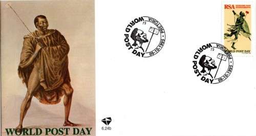 South Africa - 1995 World Post Day FDC 6.24b